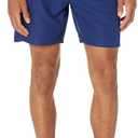 Amazon Essentials Men's 7" Quick-Dry Swim Trunk (Large, Navy)