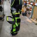 PGM Kids Junior Golf Clubs Ages 3-12, 5-Club Beginner Set Stand Bag Green (1# Driver, 5# Iron, 7# Iron and S, Stiff, Steel, Right)