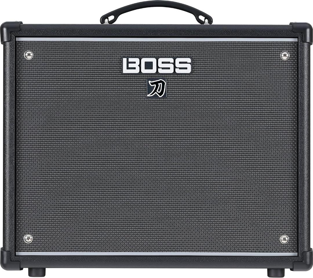 BOSS Katana-50 EX Gen 3 Guitar Amplifier | Compact 50-Watt Combo Amp Expanded for Live Performers | Upgraded Custom 12-Inch Speaker | Line Out & Stereo Expand | GA-FC/GA-FC EX Foot Controller Support