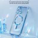 Meifigno Case Designed for iPhone 16 Pro Case 6.1 Inch, Glacier Blue