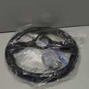 Universal Golf Cart Steering Wheel for EZGO RXV & TXT, Club Car DS and Club Car Precedent EZGO Yamaha Golf Car Accessories (Wood Grain)