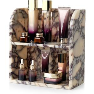 Luxury Natural Marble Shelf, Countertop Organizer Display Rack Decor