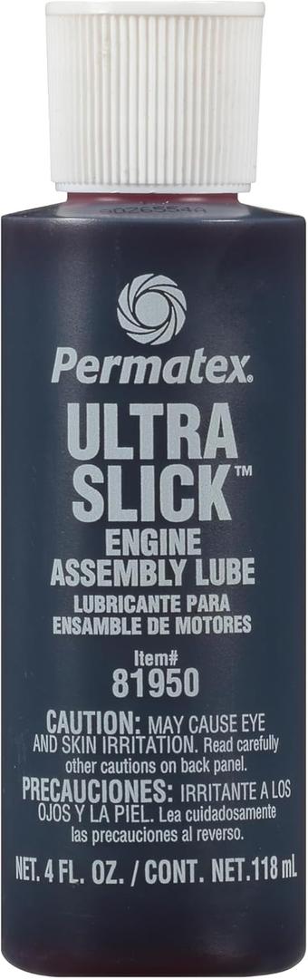 Permatex 81950 Ultra Slick Engine Assembly Lube, 4 oz. , Red
