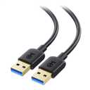 Cable Matters 5Gbps USB 3.0 Cable - 6ft, Male to Male USBA to USBA Cable, USB Cord, Black