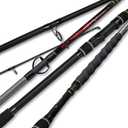 Fiblink Surf Fishing Rod 2 Piece/3 Piece Portable Travel Spinning Rod Saltwater Surf Rod (9'/10'/10'6"/12'), Large