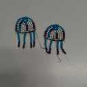 INFUNLY 2 PCS Jellyfish Beaded Rhinestone Tassel Patches for Clothes Jellyfish Rhinestone Sew-on Patch Sea Creatures Beaded Repair Applique Patch Handmade DIY Patch for Clothing DIY Art Crafts Decor