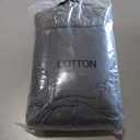 Shilucheng 100% Egyptian Cotton King Size Sheets Set - 1000 Thread CountLuxury Cotton Bed SheetsBreathable & Cooling Bedding and Pillow Cases, 16 Inch Deep Pocket - 4 Piece (Dark Grey, King)