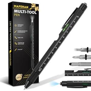 Gifts for Men Who Have Everything – MAFEHAN 9-in-1 Multitool Pen with LED Light, Valentines Day Gifts for Him, Cool Gadgets & Gifts for Dad, Husband, Grandpa