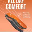 SOF SOLE ATHLETE Performance Men's Insoles - PU Foam & Gel Inserts - Heel-to-Toe Cushioning, Support, & Moisture Control, - Lightweight Comfort & Stability - Ideal for Runners, Walkers, Athletes, 13-14