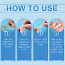 Tooth Repair Kit, Moldable Tooth Filling Repair Kit Beads with 3 Dental Tool, Moldable False Teeth Beads The Missing and Broken Replacements, DIY Natural Filling Fake Teeth,Smile Confidently Again