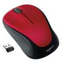 Logitech M317 Wireless Mouse, 2.4 GHz with USB Receiver, 1000 DPI Optical Tracking, 12 Month Battery, Compatible with PC, Mac, Laptop, Chromebook - Red
