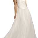 David's Bridal Strapless Satin and Tulle Ball Gown Wedding Dress (8)