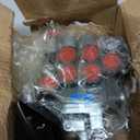 Hydraulic Valve 2 Spool, Hydraulic Directional Control Valve, 11GPM Hydraulic Joystick Control Valve for Tractors Loaders, Double Acting Cylinder Spool