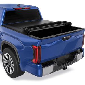 5FT Soft Tri Truck Bed Tonneau Cover Compatible for 2024 2025 2026 Toyota Tacoma | Excl. Trail Edition