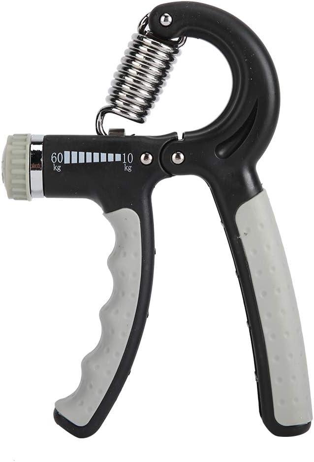 Hand Grip Strengthener Finger Strengthener Hand Grips Adjustable Arm Strength Exercise Rehabilitation Finger Training Finger Exerciser, Grip Strength Trainer Hand GripsAcces (Color : Ordinary black a (Ordinary black and gray)