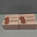 2 x Double Sided Sticky Bra Inserts, Self Adhesive Reusable Sticky Push Up Bra Pads Inserts for Breast Lift (Beige)