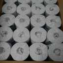 2-Ply Toilet Paper Bulk | Septic safe toilet paper | 40,000 Soft Sheets | 80 Rolls x 500 Sheets Each | Recycled Fiber & Strong Bath Tissue Mega Pack for Home & Commercial Use