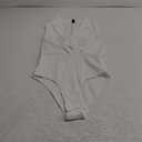 Women's Sleeveless Lapel Bodysuit Collared Wrap Summer Dressy Blouse Tops, Medium