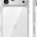 TORRAS for iPhone 17 Pro Max Case Crystal Clear, [AntiYellowing][MilitaryGrade Protection], Ultra Slim Transparent AntiScratch Back, Soft Bumper, NonSlip 17 Pro Max Phone Case, Clear 6.9"