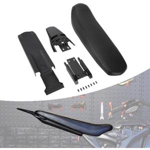 Extended Seat with Fender Kit for Surron Light Bee,21'' Cushion + Inner Fender + Rear Fender with Metal Brackets for Dirt Bike Surron Light Bee S and X - Black
