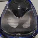 Greatever G2 Full Face Snorkel Mask with Latest Dry Top System,Foldable 180 Degree Panoramic View Snorkeling Mask with Camera Mount,Safe Breathing,Anti-Leak&Anti-Fog (Small-Medium, Dark blue)