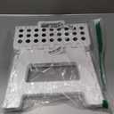 TRY & DO 2 PCS Folding Step Stool 9 Inch Non-Slip Surface Step Stool with Portable Handle for Kids, Adults Bathroom Kitchen Bedroom, Holds up to 300 LBS, White