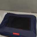 LeanTravel Premium Compression Packing Cubes for Travel - Luggage Organizers with Double Zipper - Sturdy Bags for Suitcase (6-Pack, Navy Blue)