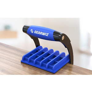 Gearwiz Panel Carrier Tool – Carry Plywood Drywall & Large Sheets up to 100 lbs – One-Handed Ergonomic Grip – Heavy-Duty Woodworking & Construction Sheet Lifter for 4x8 Panels – Clamp & Go – 1 Pack