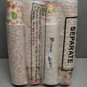 Domensi 200pcs Fall Friendsgiving Disposable Cups 9 oz Autumn Coffee Cups Pumpkin Maple Leaves Paper Thanksgiving Harvest Drinking Accessories for Juice Hot Cold Drinks Coffee