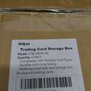 6-PACK 5 Row Trading Card Storage Box for 5000ct TCG / 3000ct Sports Cards