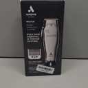 Andis 12660 Professional Master Corded/Cordless Hair Clipper, Adjustable Carbon Steel Blade Hair Clipper for Close Cutting, Silver