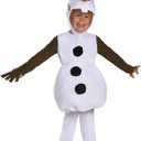 Disguise baby-boys Olaf Toddler Classic Costume, Official Frozen Halloween Costume (12/18MO, White)
