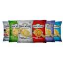 Deep River Potato Chips Variety Pack 6 Flavors 2 oz (24 Pack) - Kosher & Gluten Free, Kettle Cooked Potato Chips, 6 Flavors Assortment, Premium Snack Selection, Ideal for Parties & Gatherings, ( best by Aug24 2026)