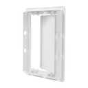 Repa Market 6 x 8 Access Panel for Drywall and Ceiling White ABS Plastic Door Panel, Wall Hole Cover Plate - Rustproof, Easy Access and Installation, Hinged Door for Plumbing Electrical Utility
