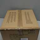 EAPUDUN Flush Mount Ceiling Light, 12inch 2-Light Metal Close to Ceiling Light Fixture, Matte Black Finish with Seed Glass Shade for Hallway Entryway Bedroom Porch