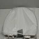 Bemis 1500EC 162 Wood Toilet Seat with Easy Clean & Change Hinges, Elongated, Silver