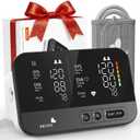 Clinical Accurate Blood Pressure Monitors for Home Use,Dual-Screen Automatic Blood Pressure Machine,One-Touch Automatic Measurement,2 Users, Voice & Mute, LED display screen, Birthday Gifts for Family