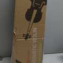 Vangoa Violin 1/4 Size Set Fiddle Outfit, Handcrafted Quarter Starter Acoustic Violins Kit with Solid Wood Side Board Lightweight Hard Case for Beginners Students, Child, Kids, Adults, Right Handed