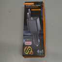 Retractable Car Charger 4-in-1,69W Compact Car Accessories Compatible with iPhone 17 Fast Charging,Car Accessories,Car Charger Adapter for iPhone 17/16/15/14/Galaxy (Cord for apple+Type C, Black)