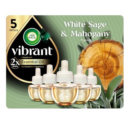 Air Wick Plug PACK OF 4 in Scented Oil Refill, , White Sage & Mahogany, Air Freshener, Essential Oils Air Wick Plug PACK OF 4 in Scented Oil Refill, , White Sage & Mahogany, Air Freshener, Essential Oils
