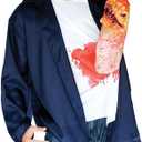 Morphsuits Alien Chest Buster Illusion Prank Adult Costume, Blue, Size Large