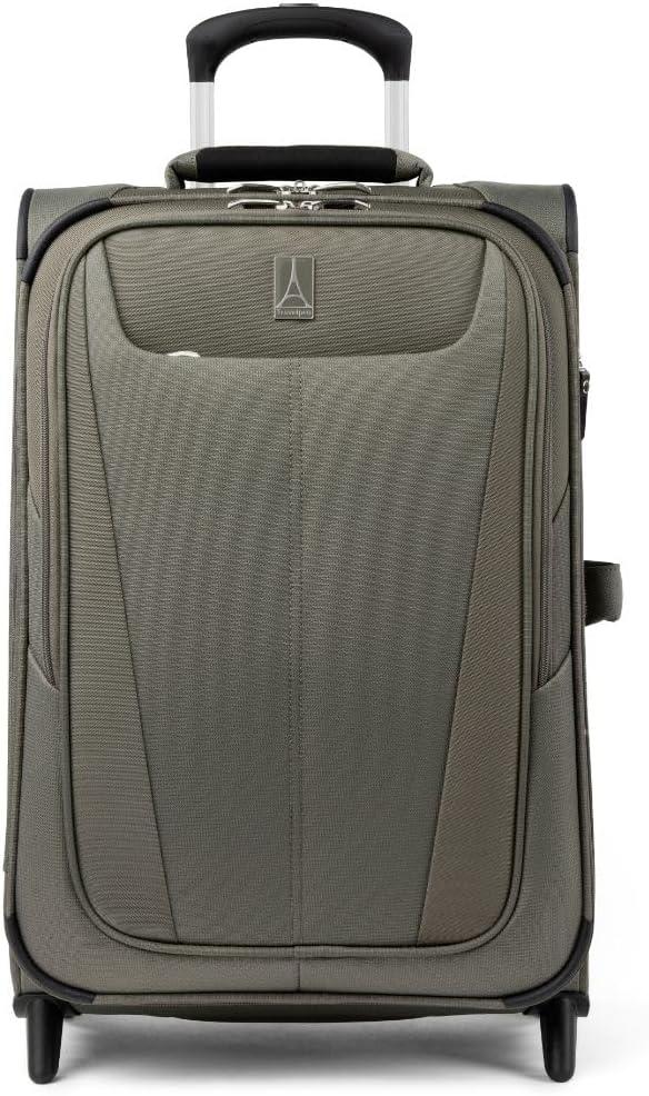 Travelpro Maxlite 5 Softside Expandable Upright 2 Wheel Carry-on Luggage, Lightweight, 22-Inch  Slate Green