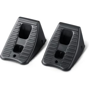Amazon Basics - Automotive Wheel Chocks, Black, 2 Pack