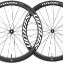 WINSPACE UNAAS Tough F Carbon Fiber Wheelset 700C Disc Brake Ultralight 50mm Depth Road Bike Wheels, Tubeless Ready.