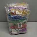 EOBOH 12PCS Pride Accessories, Pride LGBTQ Beads Necklace Stuff, Metallic 6 Kinds of Rainbow Necklace Bulk, Gay Lesbian LGBT Costumes Decorations for Pride Month Parade Throws Party Favors, Pack of 4