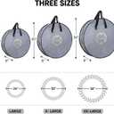 BALEINE 2 Pack Wreath Storage Container, Christmas Wreath Storage Bag with Reinforced Handle for Holiday Xmas (Red, 36"X8")