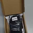 Camera Case for Canon PowerShot SX740/ SX730 Digital Camera,SX740 HS Case, Soft Silicone Protective Case Removable Lens Cover,Comes with 2 Screen Protectors and 1 Wrist Strap. (Black)