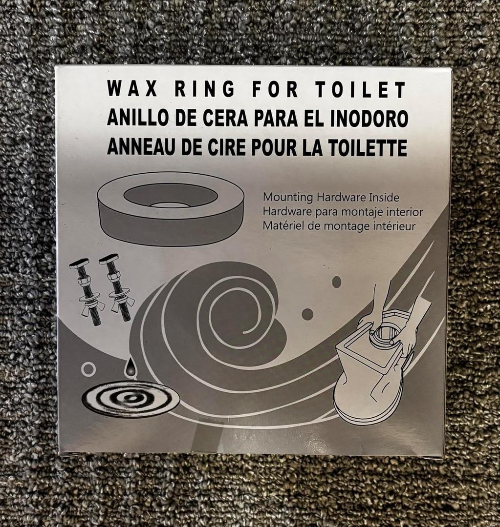 Toilet Wax Ring with Mounting Hardware