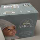 Pampers Amore, Size 0 (up to 10 lbs), 128 Count, Our Best Diaper Hypoallergenic & Fragrance Free, Up to 100% Leakproof, Soft as Cashmere