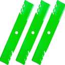 Z515E M143520 Blades for John Deere 54 inch Mower z375r z515e z530m z445 z425 z525e z345r x570 x590 x500 x530 z435 54'' Deck Zero Turn Tractor M145516 M152726 396-719 UC22010